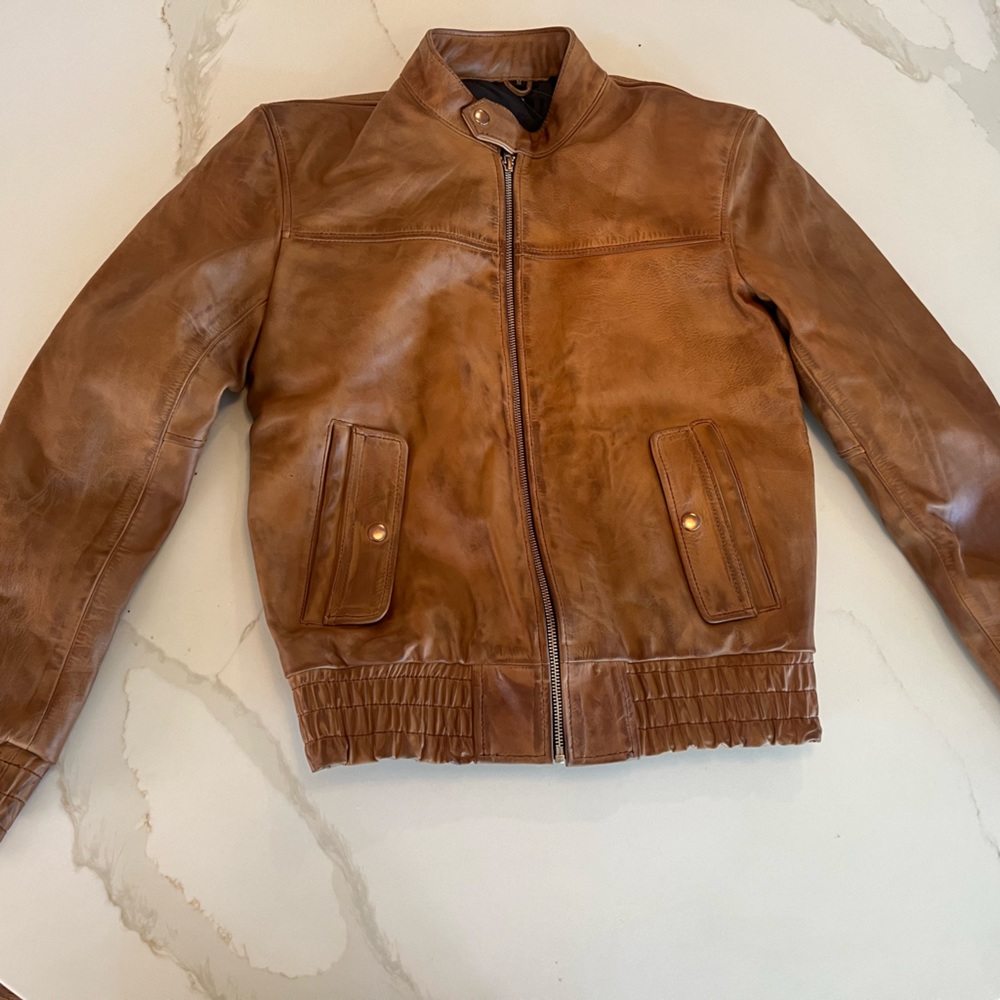 NWT Genuine leather jacket